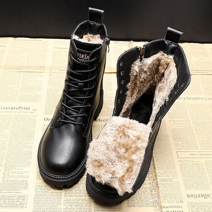 Black Leather Winter Boots – Chic & Sophisticated Footwear for Every Occasion