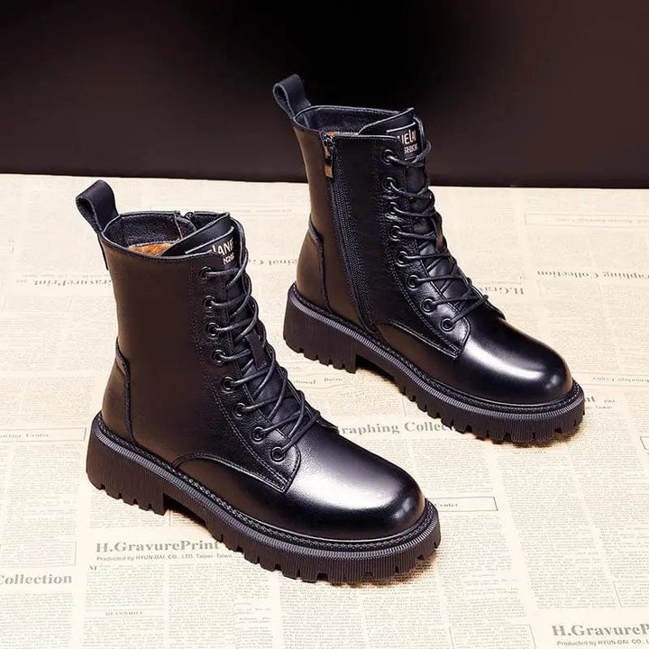 Black Leather Winter Boots – Chic & Sophisticated Footwear for Every Occasion