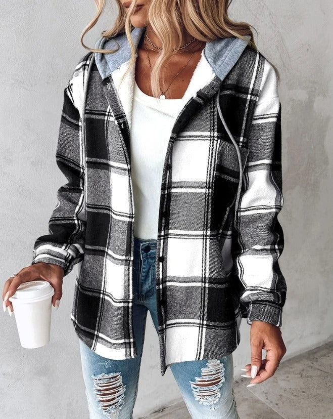 Comfy Print Hoodie – Trendy & Casual Style