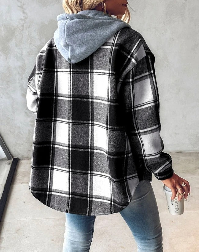 Comfy Print Hoodie – Trendy & Casual Style