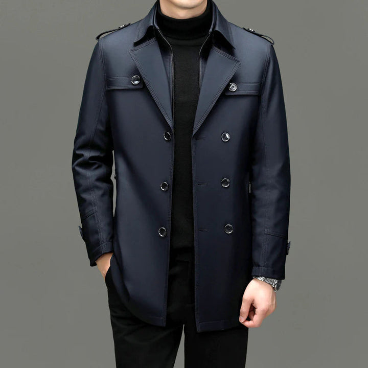 Men's Chic Trench Jacket – Modern Style for Sophisticated Looks