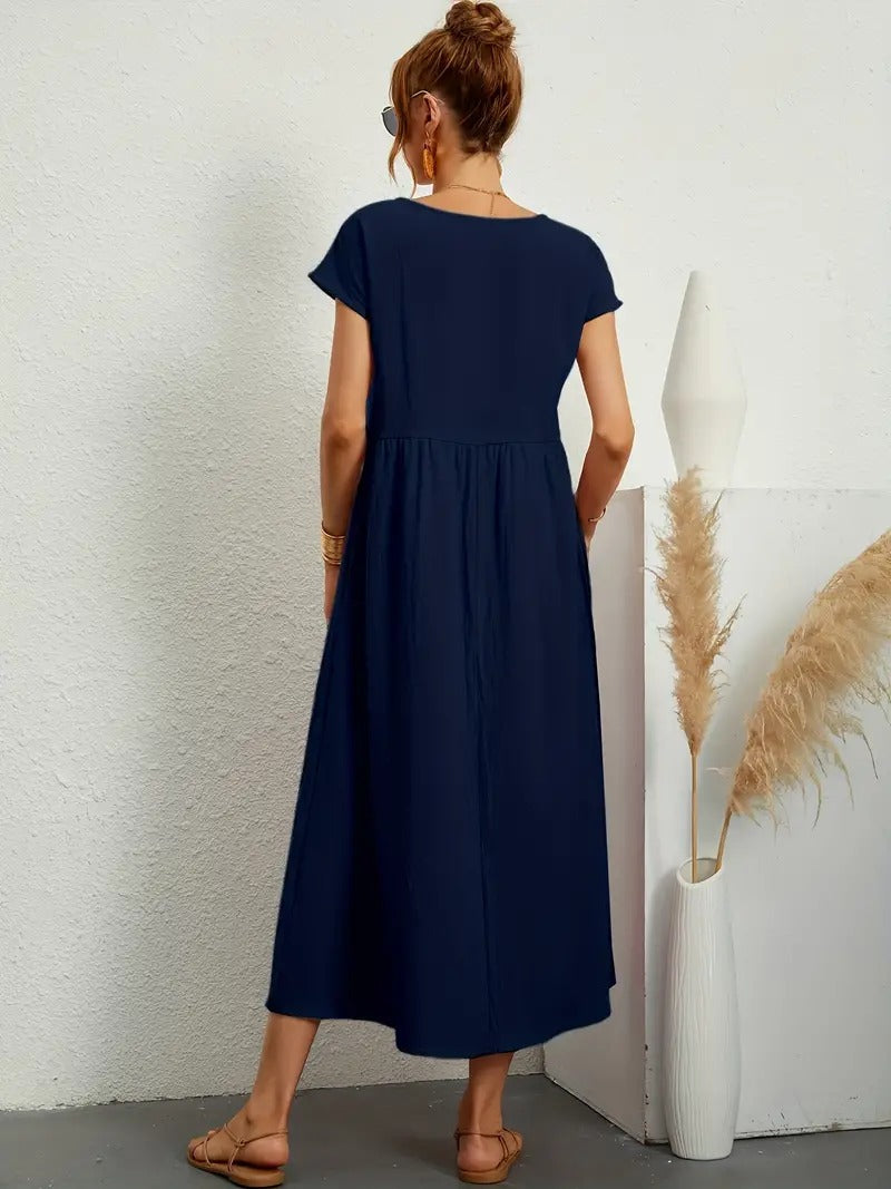 Flared Long Dress – Trendy & Elegant Vibes for Any Occasion
