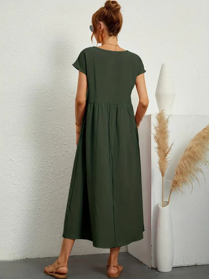 Flared Long Dress – Trendy & Elegant Vibes for Any Occasion