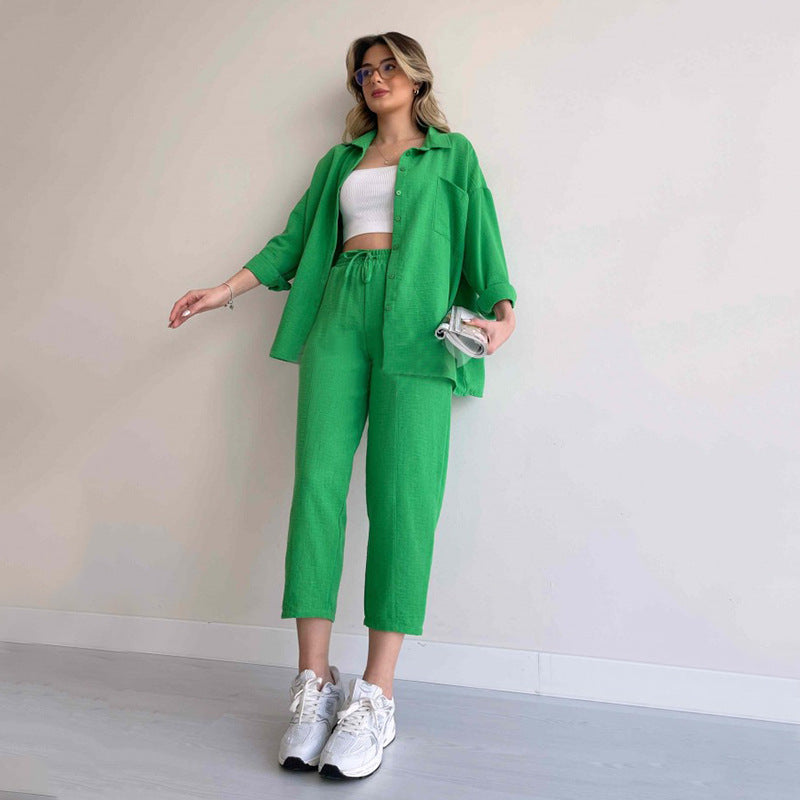 Linen Two Piece Set – Stylish & Comfortable Summer Outfit