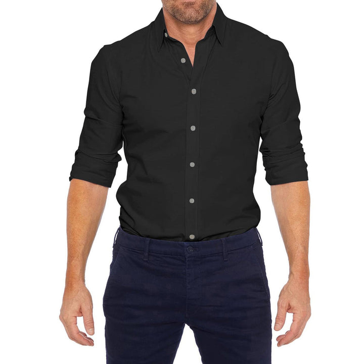 Men's Modern Zip-Up Shirt – Trendy Style for Effortless Look