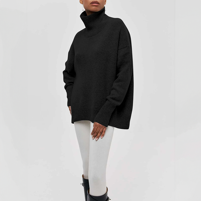 Knit Turtleneck Sweater – Trendy & Chic Layering Essential
