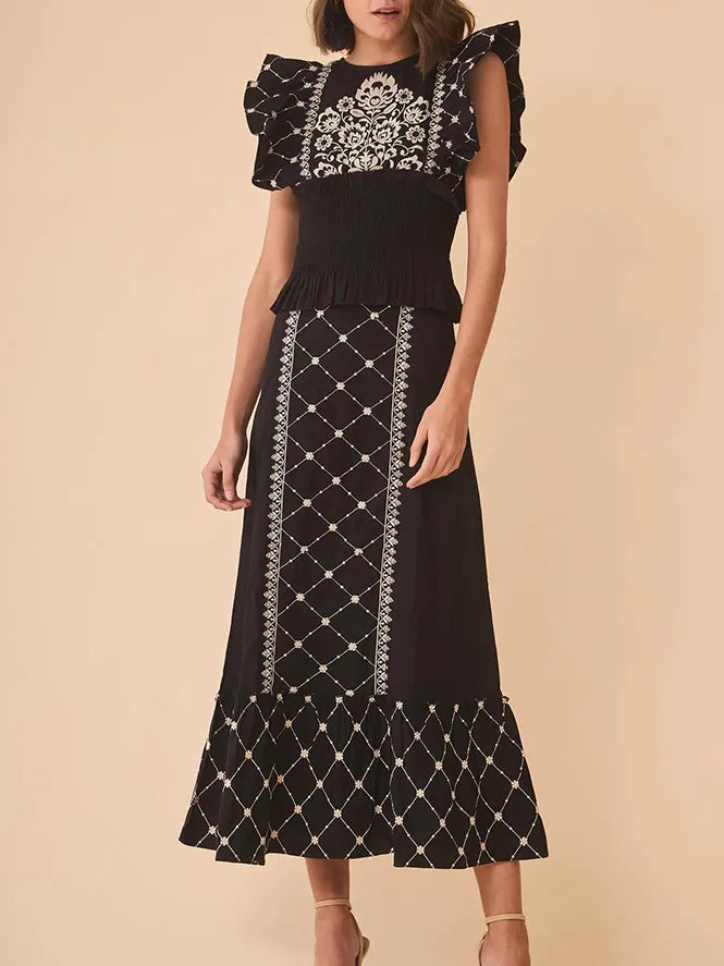 Glamour Top and Skirt Suit – Elegant & Sophisticated Outfit for Special Occasions