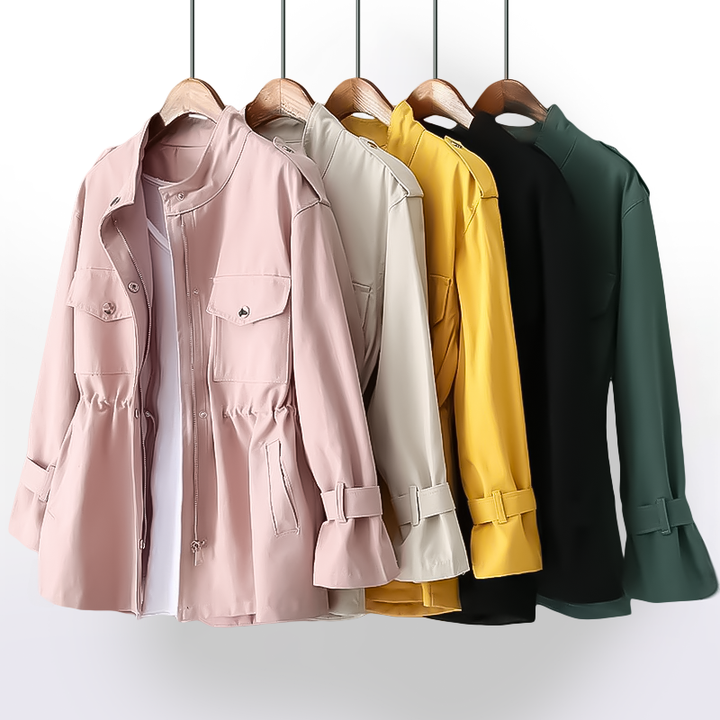 Women's Chic Rain Coat – Stylish & Waterproof Fashion Essential