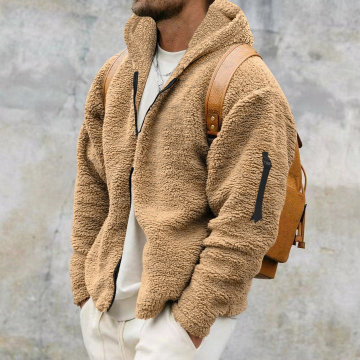 Men's Trendy Fleece Jacket – Comfortable & Warm for Everyday Wear