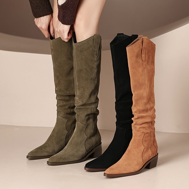 Women's Long Tube Boots – Trendy & Chic Footwear for Every Occasion