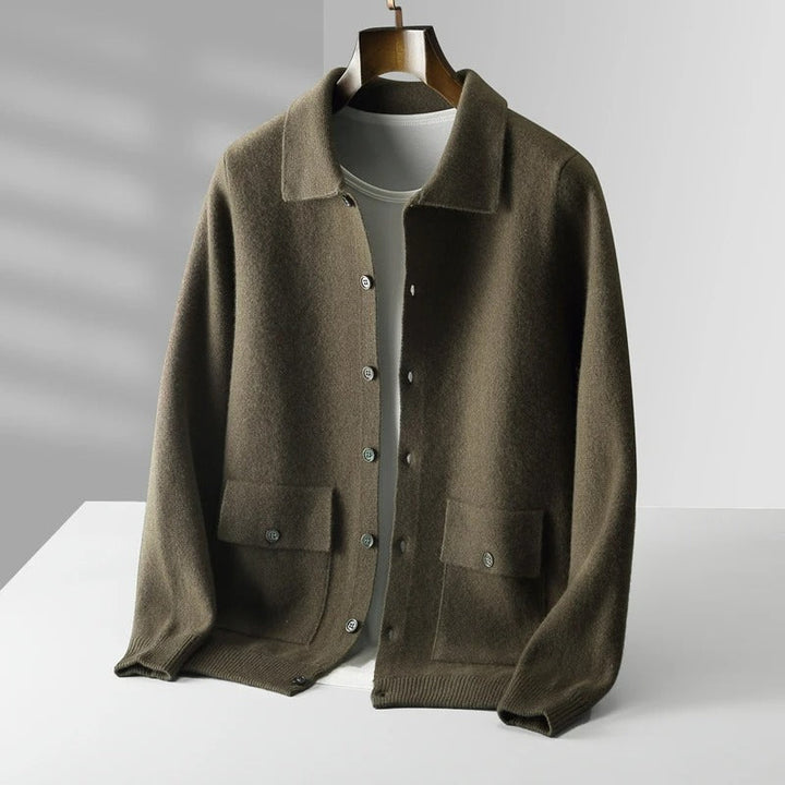 Cashmere Polo Jacket – Sophisticated & Classic Wardrobe Essential