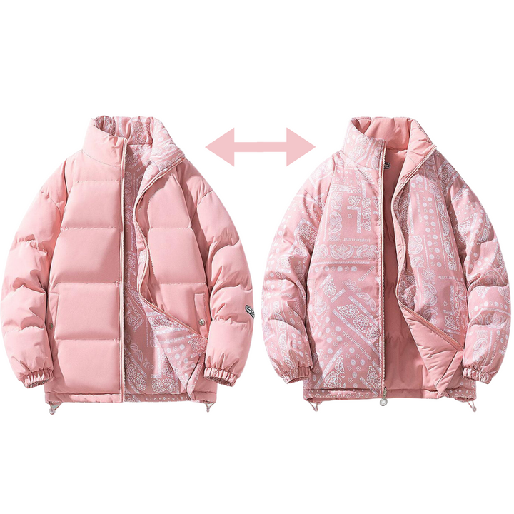 Two-Sided Warm Winter Coat – Trendy & Chic Outerwear for Cold Weather