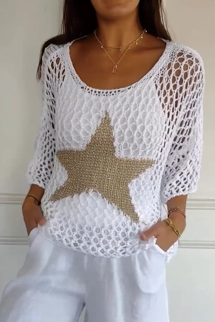Chic Crochet Knit Top – Trendy & Stylish Summer Essential