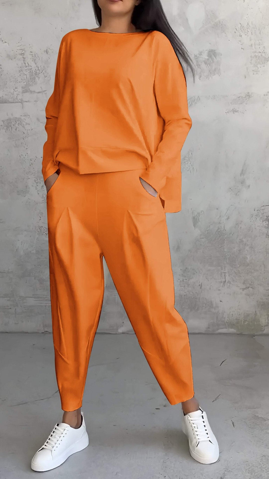 Comfortable Women's Complete Set with Crew Neck – Cozy & Stylish Everyday Wear