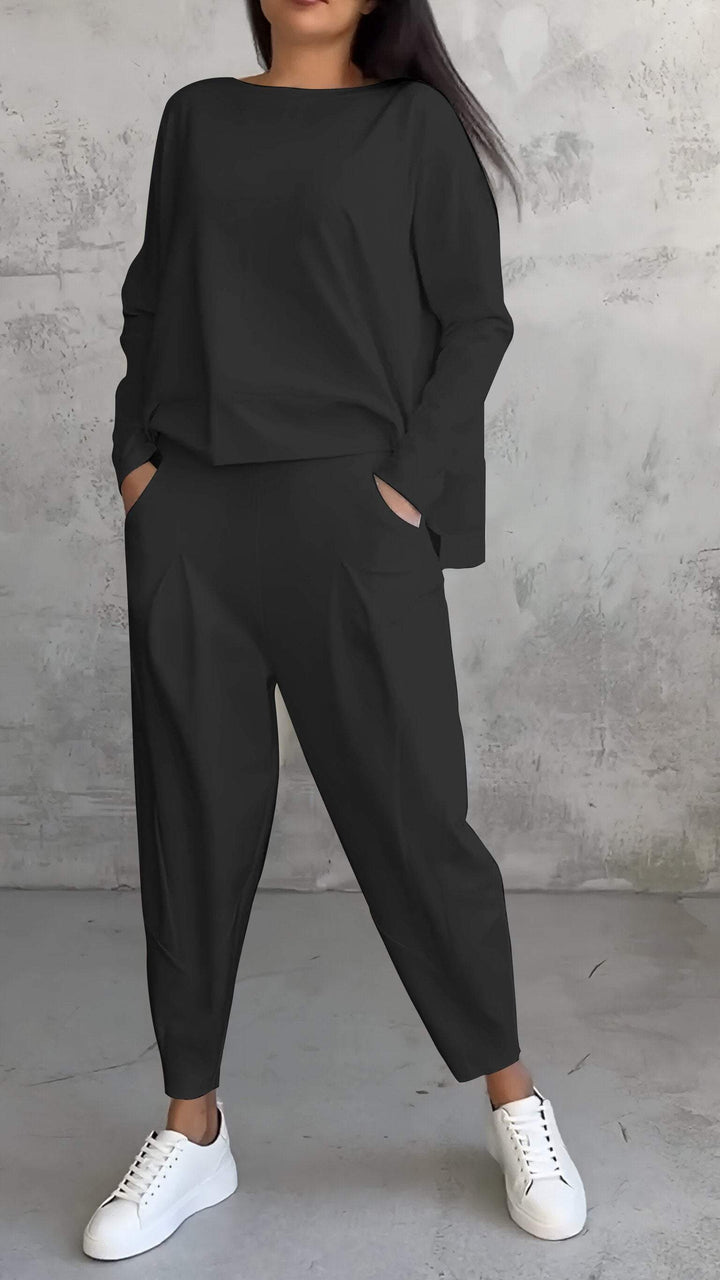 Comfortable Women's Complete Set with Crew Neck – Cozy & Stylish Everyday Wear