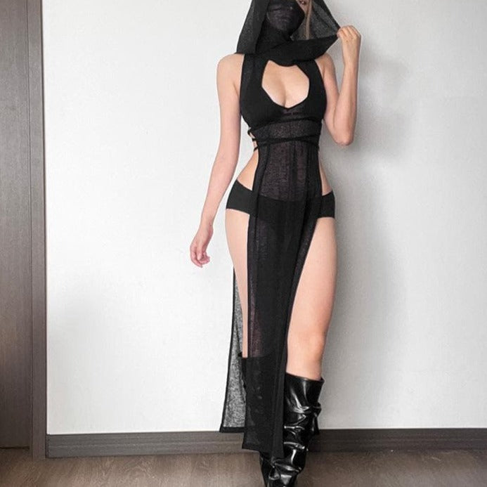 See Through Maxi Dress – Trendy & Flowing Summer Essential