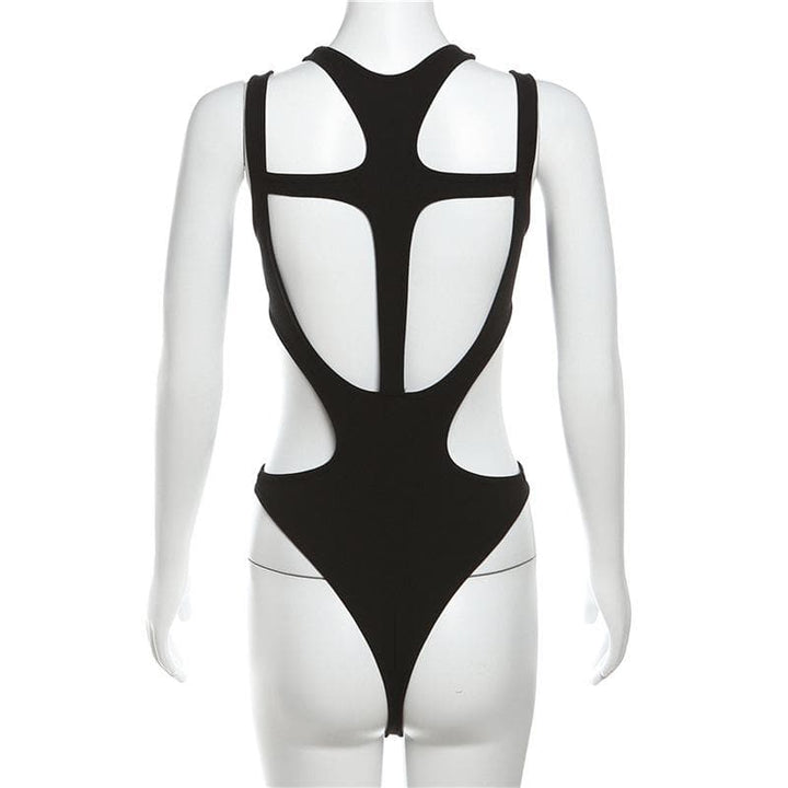 Backless Hollow Bodysuit – Trendy & Chic Fashion Statement