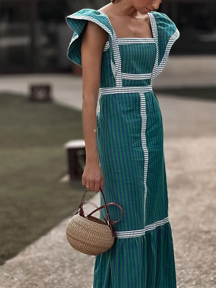 Elegant Checkered Dress – Sophisticated Style for Timeless Elegance
