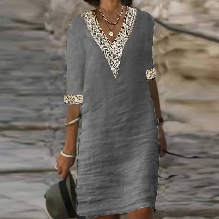 Cotton Linen Summer Dress – Trendy & Comfortable Look for Warm Days