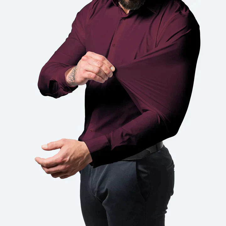 Anti-Wrinkle Long Sleeve Shirt – Modern & Stylish Office Essential