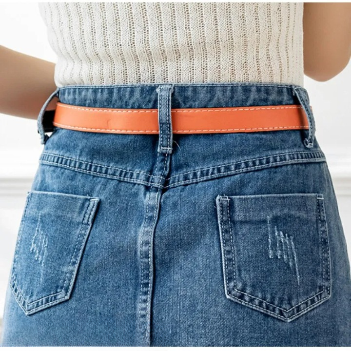 Midi Denim Skirt – Trendy & Chic Wardrobe Essential