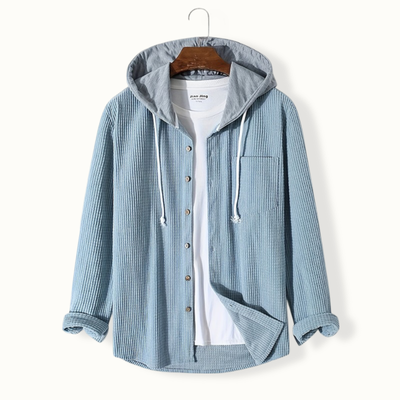 Trendy Women's Waffle Hoodie – Comfortable & Stylish Casual Wear