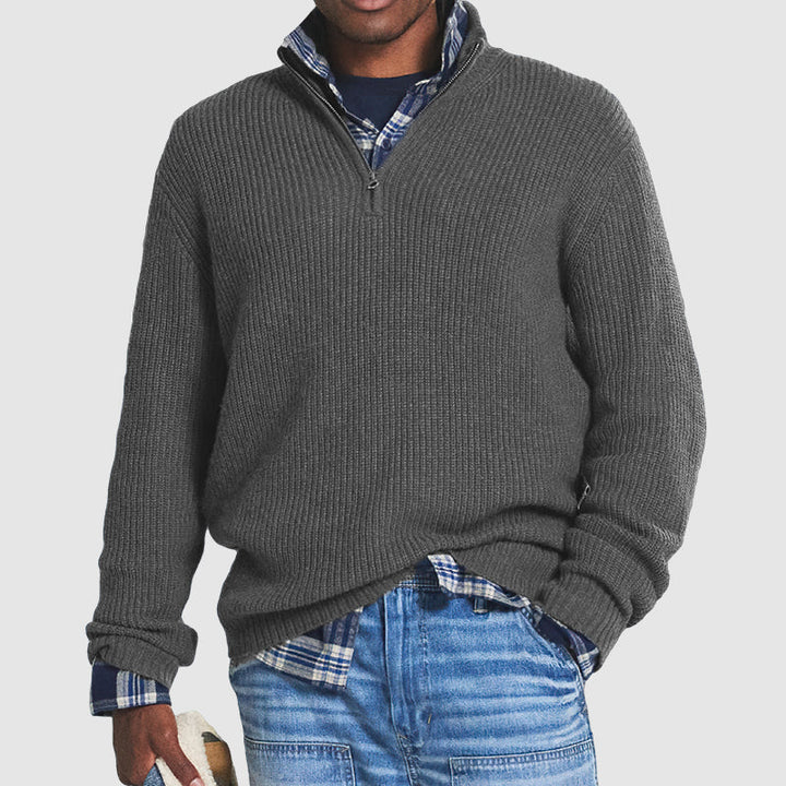 Premium Zip Sweater – Trendy & Comfortable Layering Essential