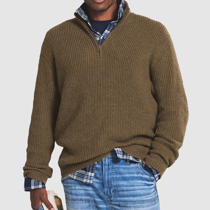 Premium Zip Sweater – Trendy & Comfortable Layering Essential