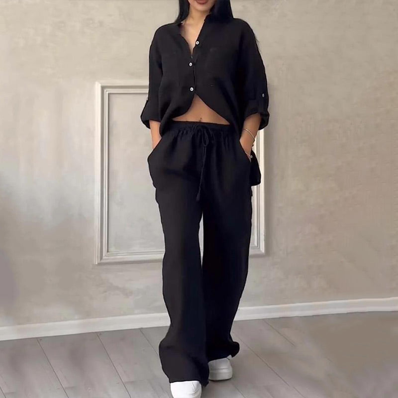 Luxury Cotton and Linen Outfit – Elegant & Sophisticated Style