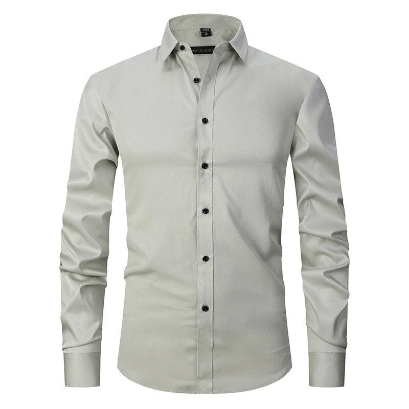 Anti-Wrinkle Long Sleeve Shirt – Modern & Stylish Office Essential
