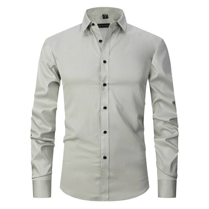 Anti-Wrinkle Long Sleeve Shirt – Modern & Stylish Office Essential