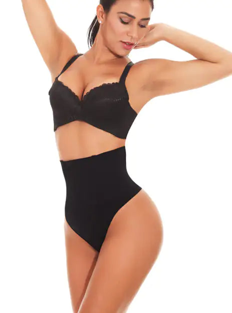 High-Waisted Shaping Thong – Trendy & Comfortable Undergarment