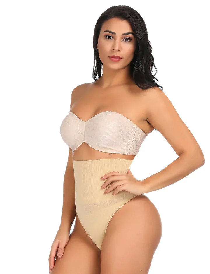 High-Waisted Shaping Thong – Trendy & Comfortable Undergarment